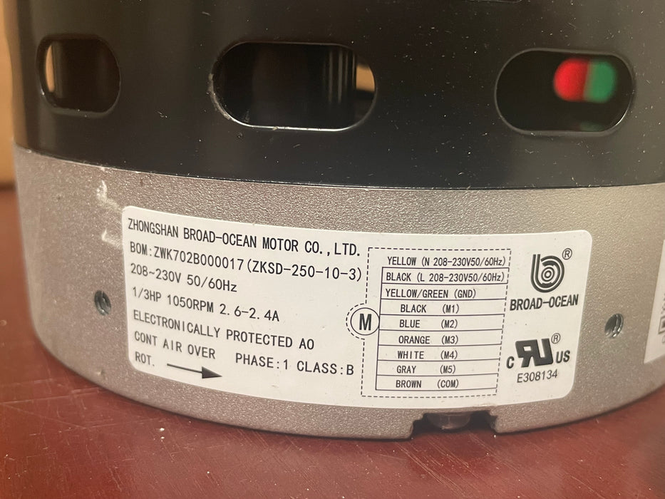 MOT18689 - Brushless Dc Fan Motor For Trane